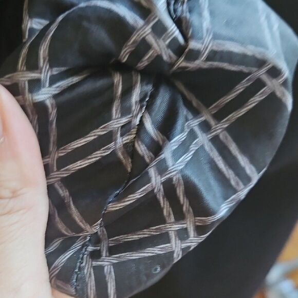 Kenneth Cole Size 4 New York Double-Breasted Wool Blend Black Pea Coat - Picture 6 of 12